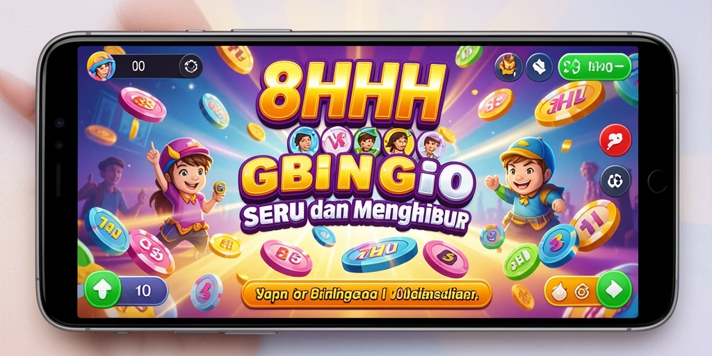 Tampilan screenshot dari gameplay seru Bingo 8HHH.