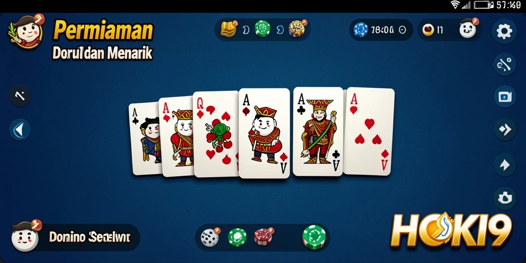 Tampilan gameplay HOKI9 yang menegangkan dan menyenangkan.