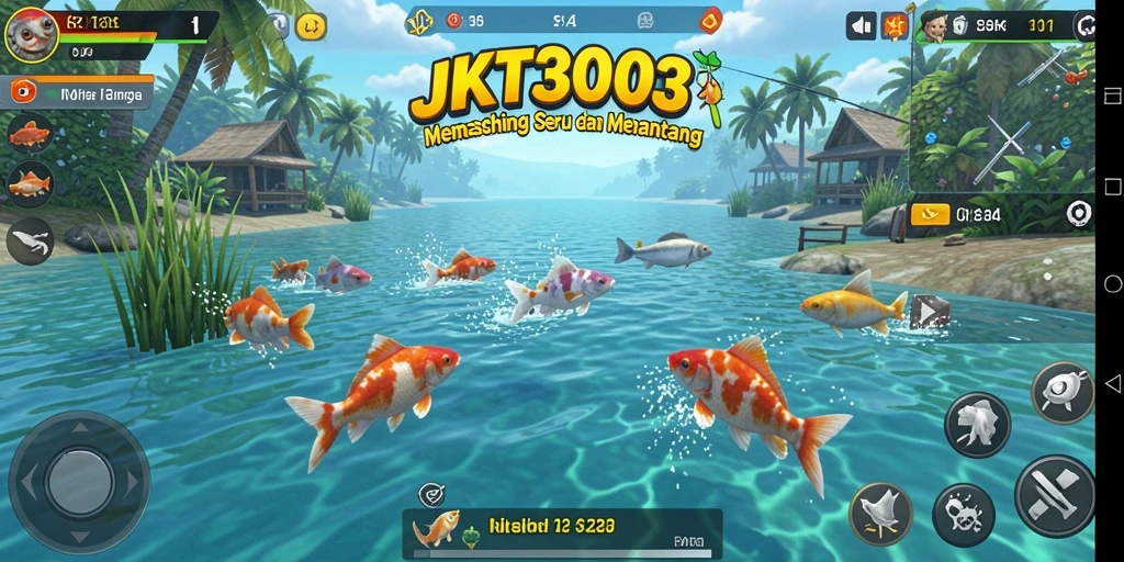 Gameplay JKT303 yang menakjubkan dalam suasana memancing.