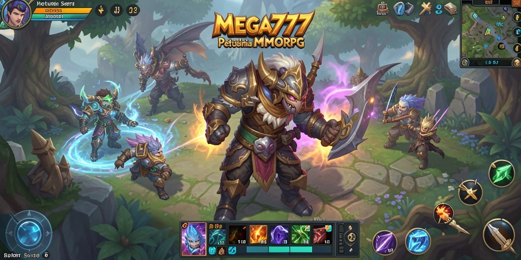 Tampilan gameplay dari MEGA777 yang menggugah selera petualangan.