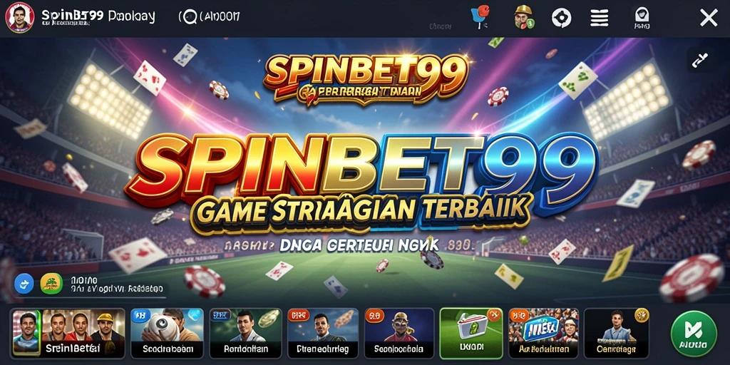 Tampilan gameplay SPINBET99 yang mendebarkan dengan pilihan strategi.