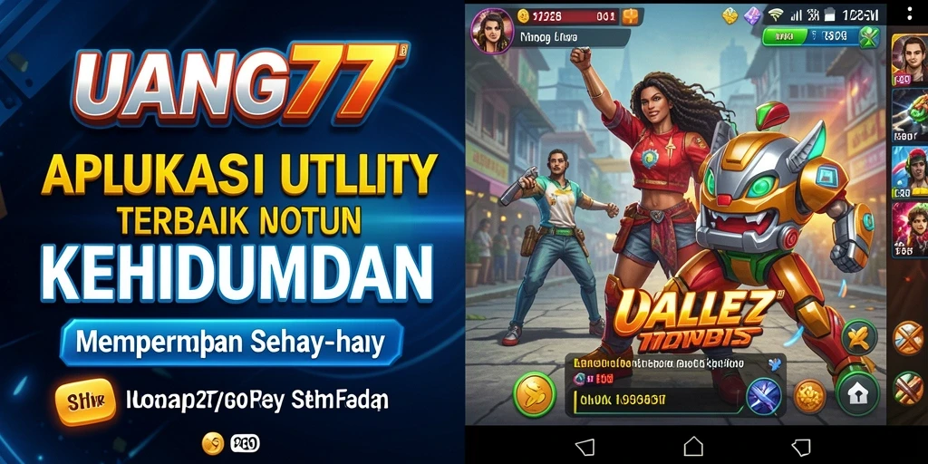 Tampilan antarmuka UANG77 yang sederhana dan informatif.