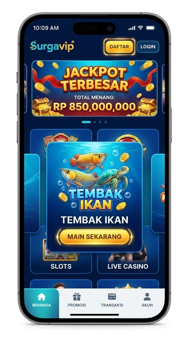 Tampilan utama surgavip dengan antarmuka yang ramah pengguna.